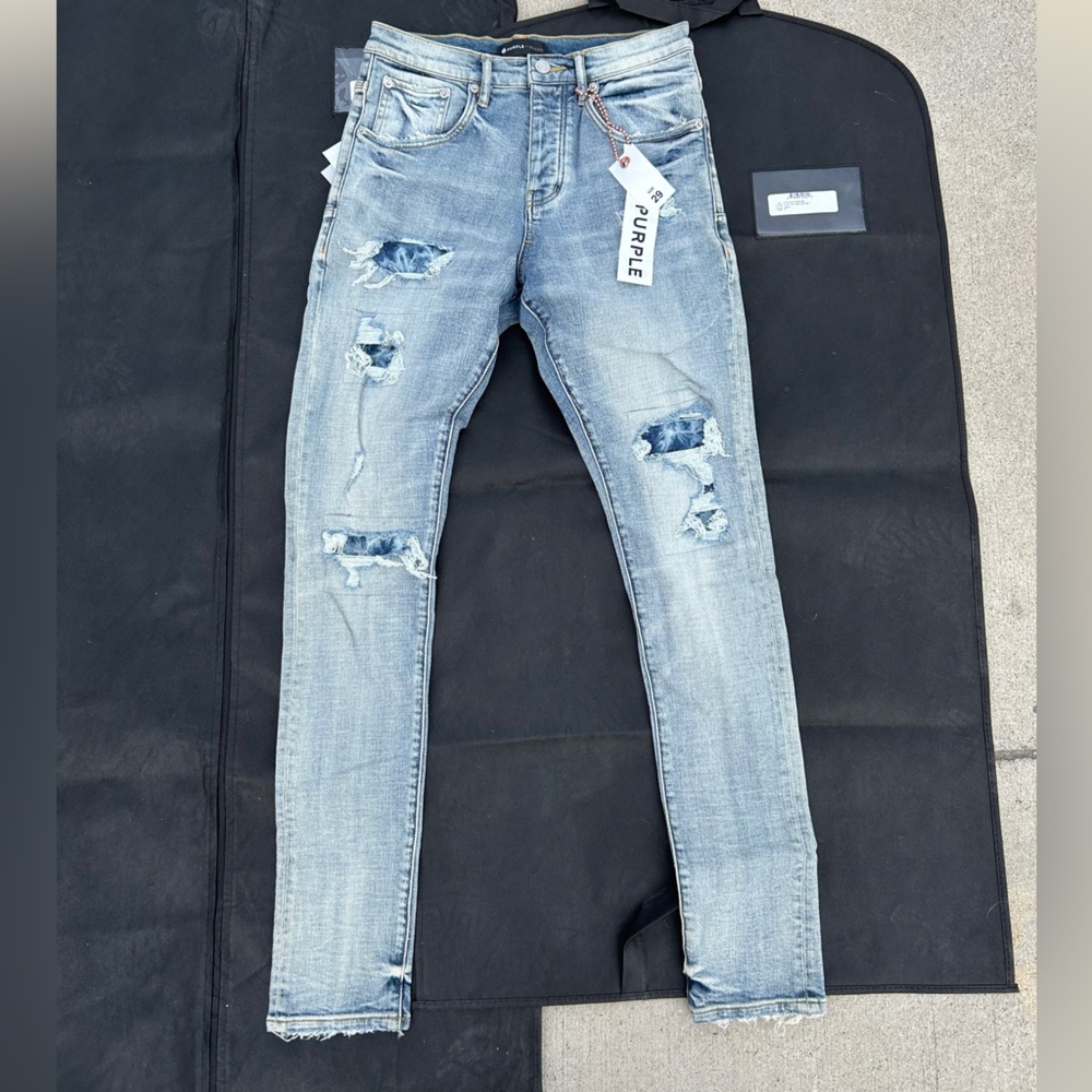 Purple Denim Bundle!! Selling all 8 pairs of Purple jeans shown for one price